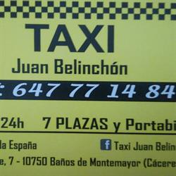 Horario de apertura Taxi Juan Belinchon, Baños de Montemayor