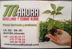 Horario de apertura Viveros Alonso de Mahora, 