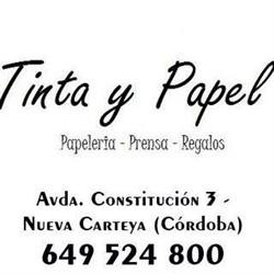 Horario de apertura Tinta Y Papel, Nueva Carteya