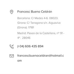 Abogado Francesc Bueno Celdrán en Barcelona (Gràcia) - Horario de apertura