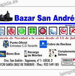 Horario de apertura Bazar San Andrés, Santa Cruz de Tenerife