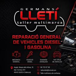 Horario de apertura Taller Multimarca Germans Lletí, Sueca