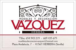 Horario de apertura Vázquez Muebles Y Decoración, Herrera