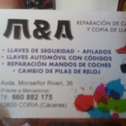 Horario de apertura Reparacion Calzado M & A, Coria