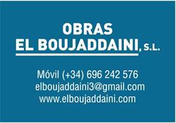 Horario de apertura Obras El Boujaddaini, S.L., Es Castell