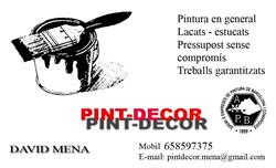 Horario de apertura Pint-Decor, Sant Andreu de Llavaneres