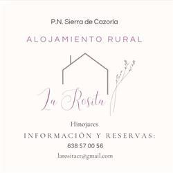 Horario de apertura La Rosita Alojamiento Rural, Hinojares