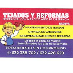 Horario de apertura TEJADOS Y REFORMAS GUZU, Parla