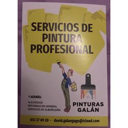 Horario de apertura Pinturas Galán Reformas en General y Alicatados, Zamora