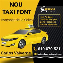 Horario de apertura Nou Taxi Font, Maçanet de la Selva