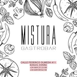 Horario de apertura Mistura Gastrobar, Burgos