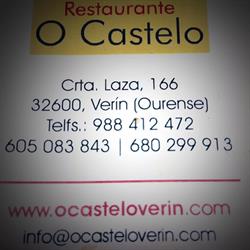Horario de apertura Restaurante O Castelo, Verín