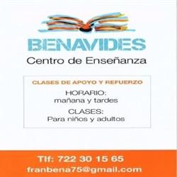 Horario de apertura Centro de Enseñanza Benavides, Almería
