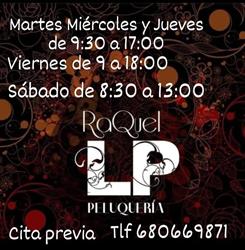 Horario de apertura Peluqueria Raquel L.P., Pamplona