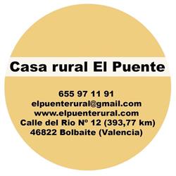 Horario de apertura Casa Rural El Puente, Bolbaite