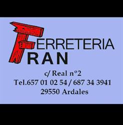 Horario de apertura Ferretería Fran, Ardales