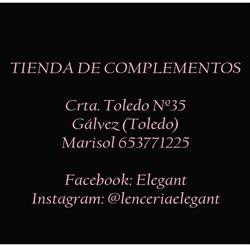 Horario de apertura Lenceria Elegant, Gálvez