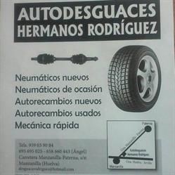Horario de apertura Autodesguace Hnos. Rodríguez, Manzanilla