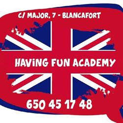 Horario de apertura HAVING FUN ACADEMY, Blancafort