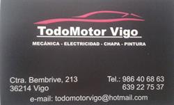 Horario de apertura TodoMotor Vigo - Taller mecánico en Vigo, 