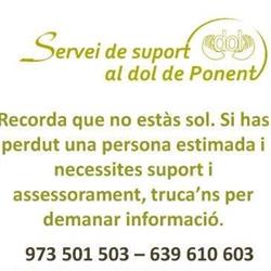 Horario de apertura Servei de suport al dol de Ponent, Lleida