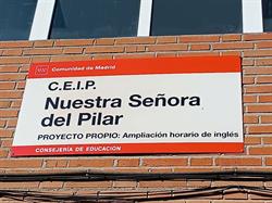 Horario de apertura Colegio Público Ntra. Sra. del Pilar, Torrejón de Velasco
