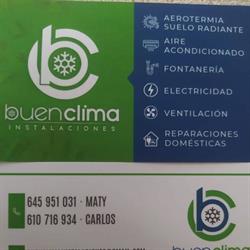 Horario de apertura BUENCLIMA INSTALACIONES, Navalmoral de la Mata