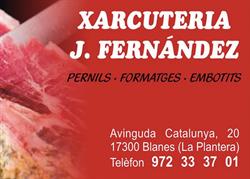 Horario de apertura Xarcuteria J. Fernández, Blanes