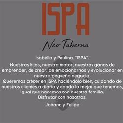 Horario de apertura ISPA NEO TABERNA, Pamplona