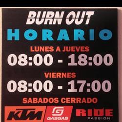 BURN OUT RECAMBIOS en Palma de Mallorca (Llevant) - Horario de apertura