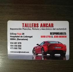 Horario de apertura Tallers Ancar S.c.p., L'Hospitalet de Llobregat