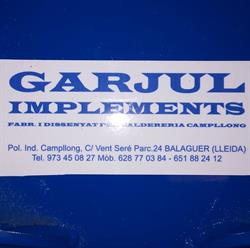 Horario de apertura Garjul Implements Sl., Balaguer