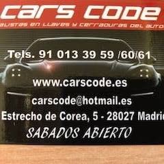 Horario de apertura Carscode, Madrid
