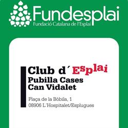 Horario de apertura Associació Club d'Esplai Pubilla Cases-Can Vidalet, L'Hospitalet de Llobregat