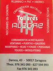 Talleres Alegre en Zaragoza (Delicias) - Horario de apertura