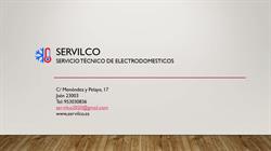 Horario de apertura Servilco servicio técnico, Jaén