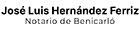 Horario de apertura Notaría Benicarló- José Luis Hernández Ferriz, 
