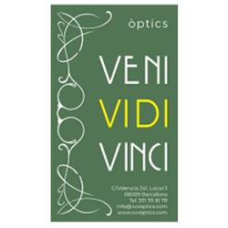 Horario de apertura Veni Vidi Vinci Óptics - Óptica Barcelona, 