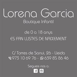 Horario de apertura Lorena Garcia Boutique Infantil, Lleida