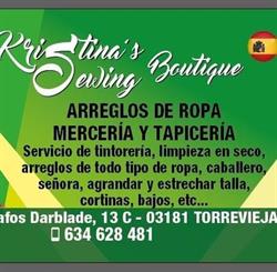 Horario de apertura Kristina's Sewing Boutique-Arreglos de ropa, Torrevieja