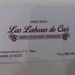 Horario de apertura Las Labores de Ceci, Oviedo