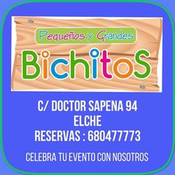 Horario de apertura Pequeños y Grandes Bichitos, Elche