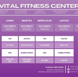 Horario de apertura Vital Fitness Center, Alcantarilla