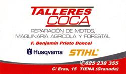 Horario de apertura Talleres COCA, Tiena