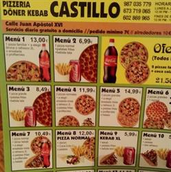 Horario de apertura DONER KEBAB castillo, Ponferrada