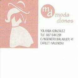 Horario de apertura Moda Dones, Valencia