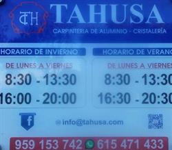Horario de apertura Tahusa, Huelva