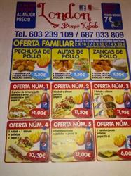 Horario de apertura London KEBAB, Oviedo