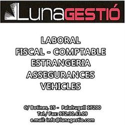 Horario de apertura Luna gestió, Palafrugell