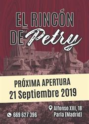 Horario de apertura El rincón de Petry, Parla